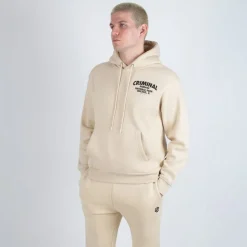 Hoodies*Criminal Damage Nat Prk Hoody in Nude