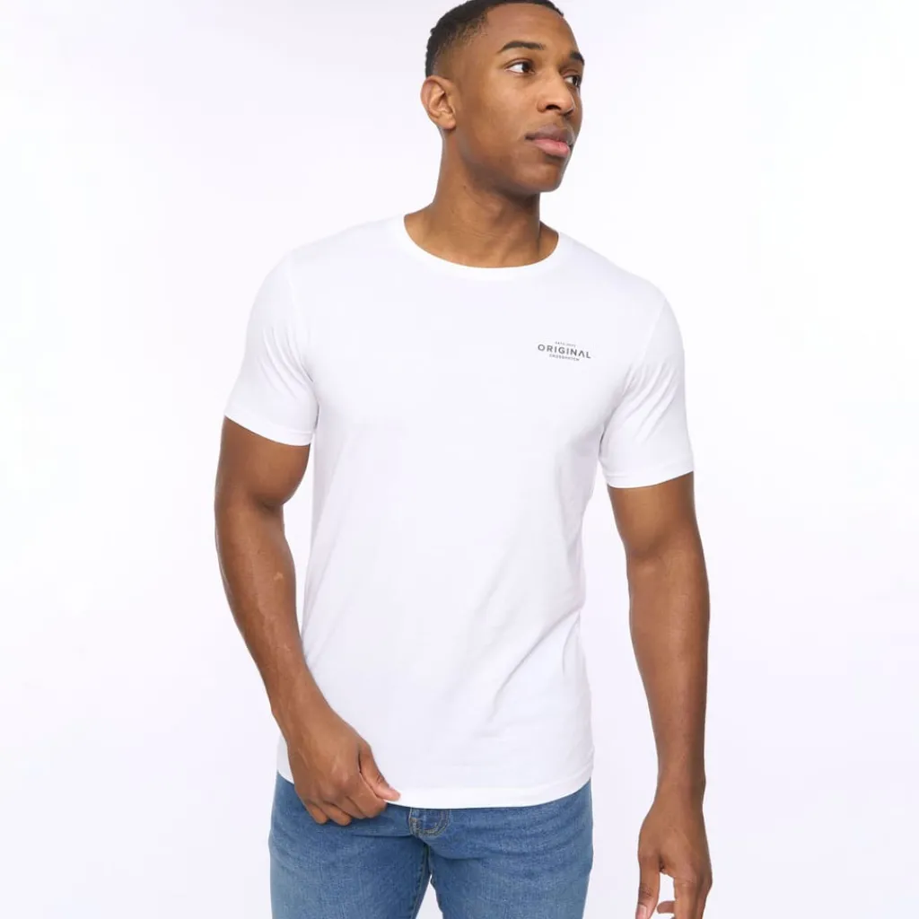 T-Shirts And Vests*Crosshatch 5 Pack of Basicblues T-Shirts in Multi colour