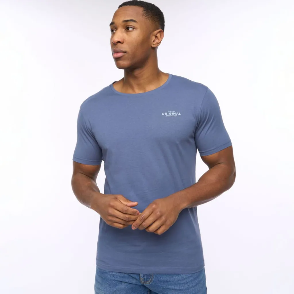 T-Shirts And Vests*Crosshatch 5 Pack of Basicblues T-Shirts in Multi colour