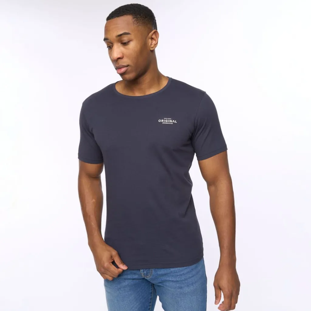 T-Shirts And Vests*Crosshatch 5 Pack of Basicblues T-Shirts in Multi colour