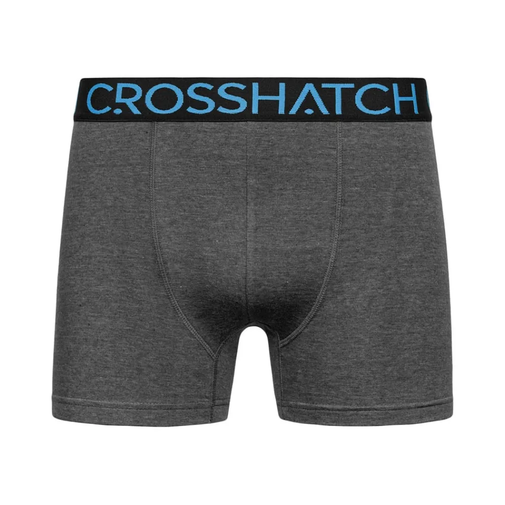 Underwear And Socks*Crosshatch 3 Pack of Chasma Boxers in Multi colour