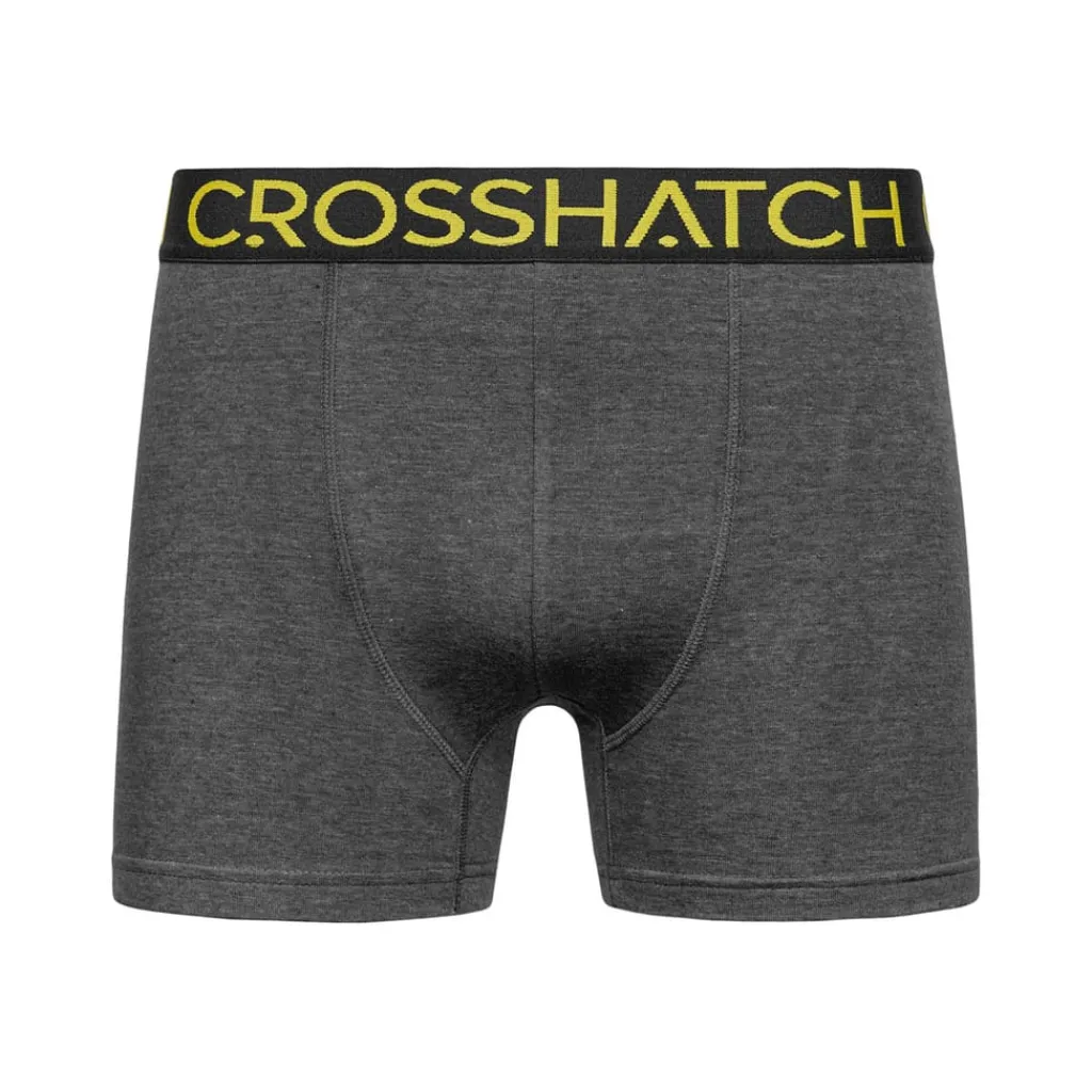 Underwear And Socks*Crosshatch 3 Pack of Chasma Boxers in Multi colour