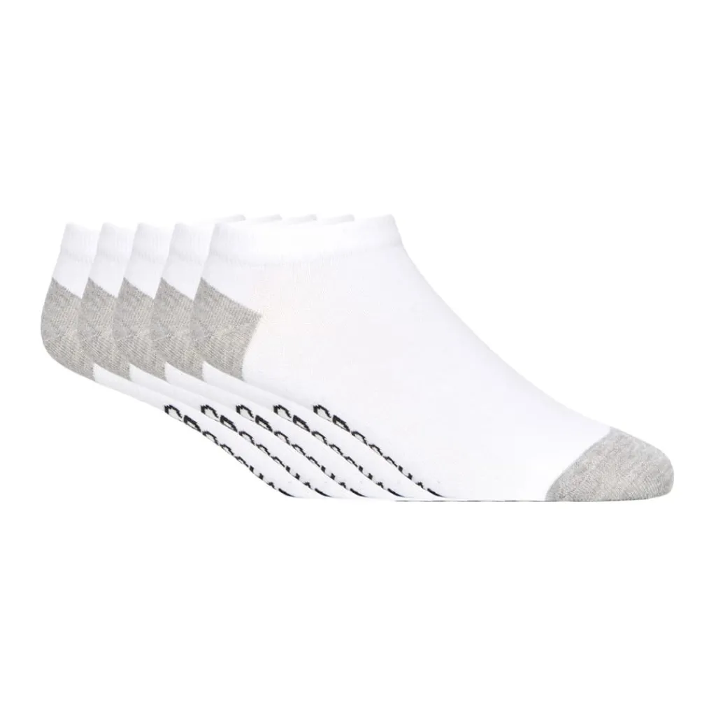 Underwear And Socks*Crosshatch 5 Pack of Vitalwhite Trainer Socks in Multi colour