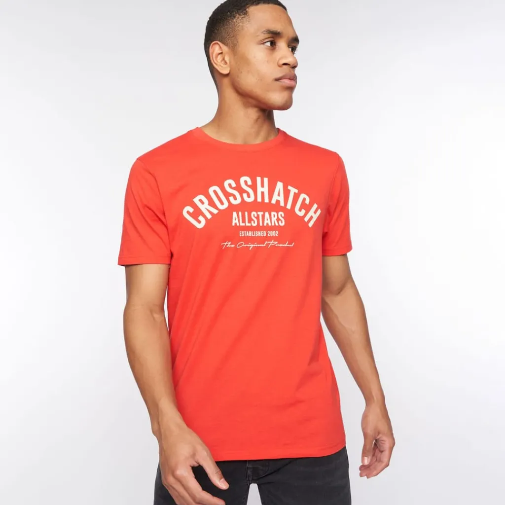 T-Shirts And Vests*Crosshatch 5 Pack of Weymouth T-Shirts in Multi colour