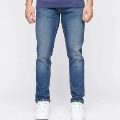 Jeans*Crosshatch Buraca Slim-Fit Jeans in Blue