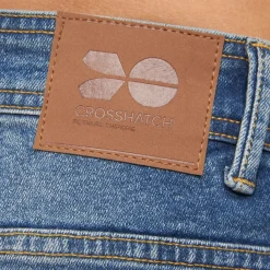 Jeans*Crosshatch Buraca Slim-Fit Jeans in Blue