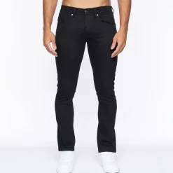 Jeans*Crosshatch Buraca Slim-Fit Jeans in Black