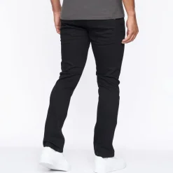 Jeans*Crosshatch Buraca Slim-Fit Jeans in Black