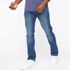Jeans*Crosshatch Cadman Straight-Fit Jeans in Blue
