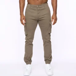 Trousers*Crosshatch Frentons Cargos in Green