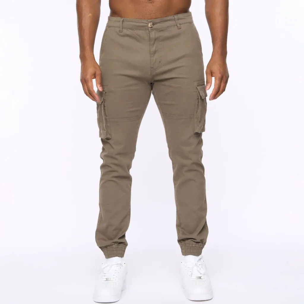 Trousers*Crosshatch Frentons Cargos in Green