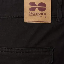 Trousers*Crosshatch Frentons Cargos in Black
