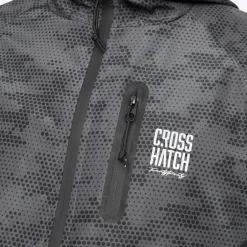 Coats And Jackets*Crosshatch Janscore Allover Print Jacket in Grey