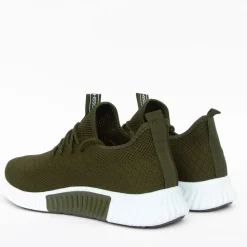 Trainers|Footwear*Crosshatch Rideout Trainers in olive