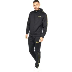 Tracksuits*Crosshatch Trackside Tracksuit in Black