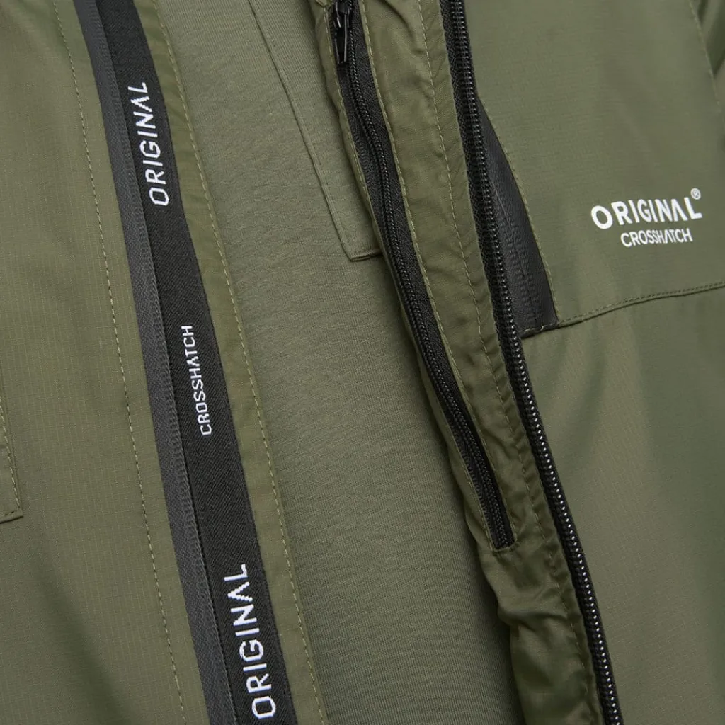 Coats And Jackets*Crosshatch Utilate Jacket in Green