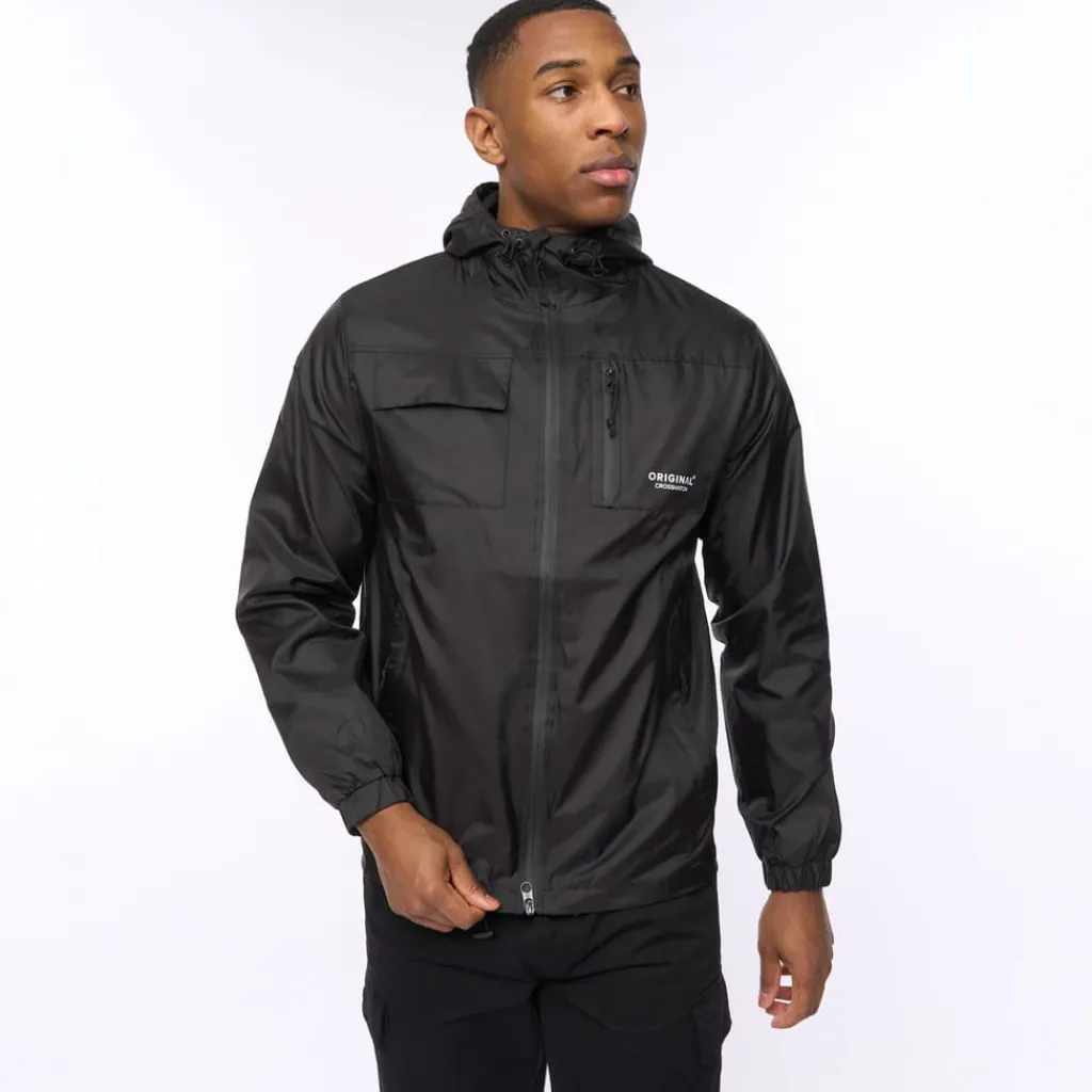 Coats And Jackets*Crosshatch Utilate Jacket in Black