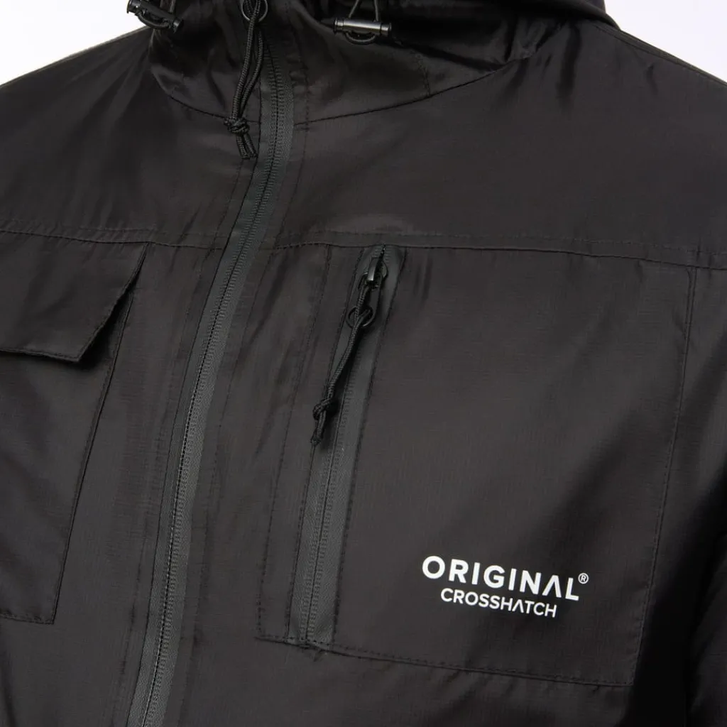 Coats And Jackets*Crosshatch Utilate Jacket in Black