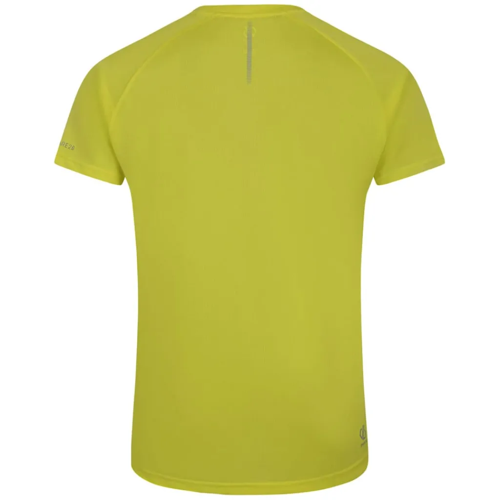 Fitness And Gym Tops*Dare 2b Accelerate Lightweight Running T-Shirt in Yellow