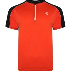 Fitness And Gymwear*Dare 2b Aces Zip Neck Regular Fit T-Shirt in Multi