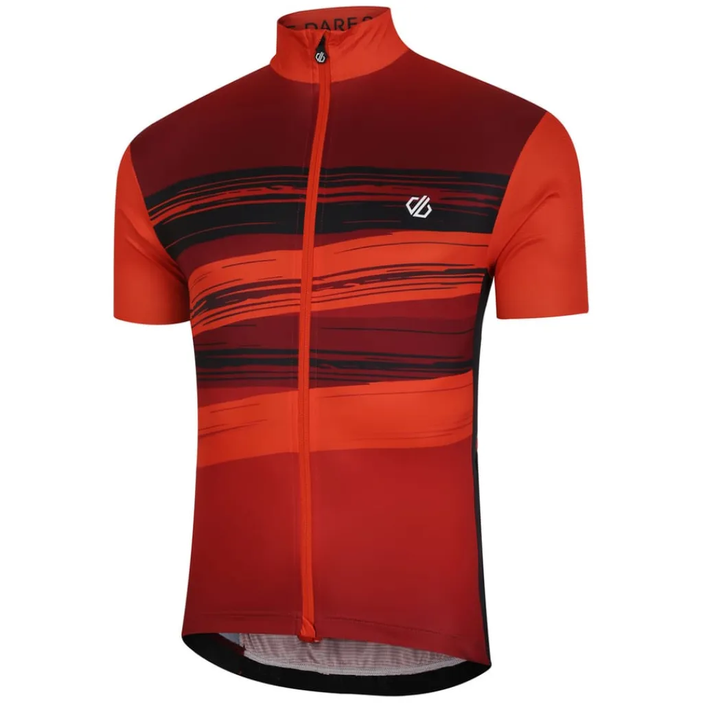 Fitness And Gym Tops*Dare 2b AEP Pedal Cycling Jersey in Orange