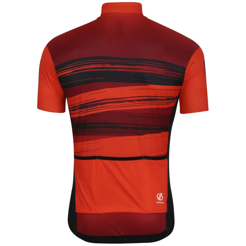 Fitness And Gym Tops*Dare 2b AEP Pedal Cycling Jersey in Orange