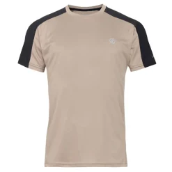 Fitness And Gym Tops*Dare 2b Discernible II Running T-Shirt in Cream Black