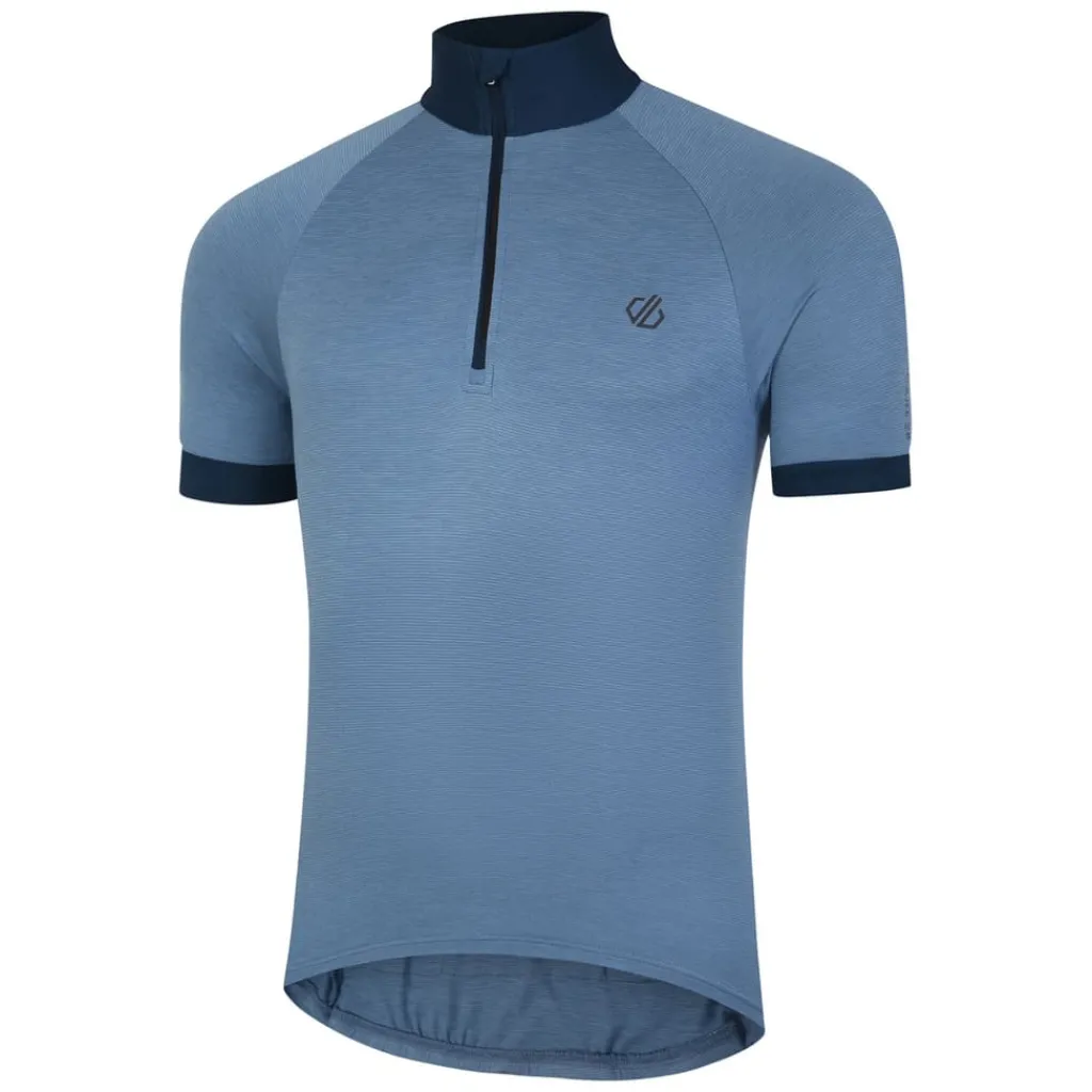 Fitness And Gym Tops*Dare 2b Pedal It Out II Cycling Jersey in Blue