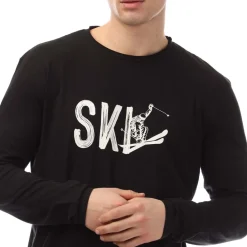 T-Shirts And Vests*Dare 2b Stomping Long Sleeve Graphic T-Shirt in Black