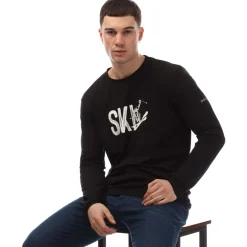 T-Shirts And Vests*Dare 2b Stomping Long Sleeve Graphic T-Shirt in Black