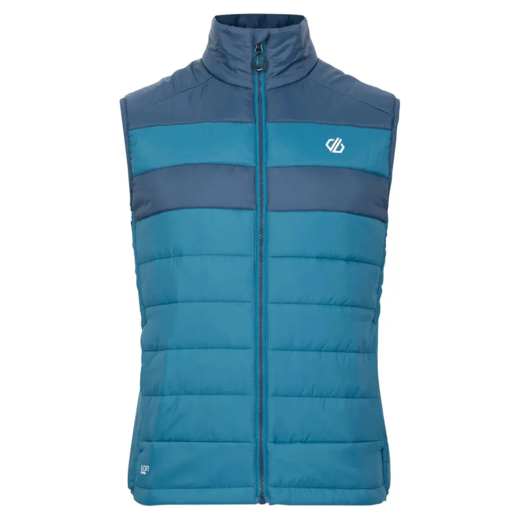 Coats And Jackets*Dare 2b Touring II Padded Gilet in black blue