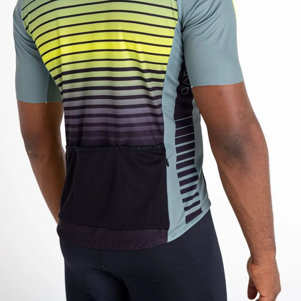 Fitness And Gymwear*Dare 2b Virtuous Short Sleeve Jersey in Green