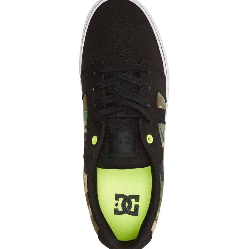 Trainers*DC Mens Anvil Tx Se Skate Shoes in Black