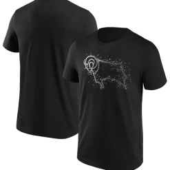 Football And Rugby Clothing*Derby County FC Mens Shatter Logo T-Shirt in Black