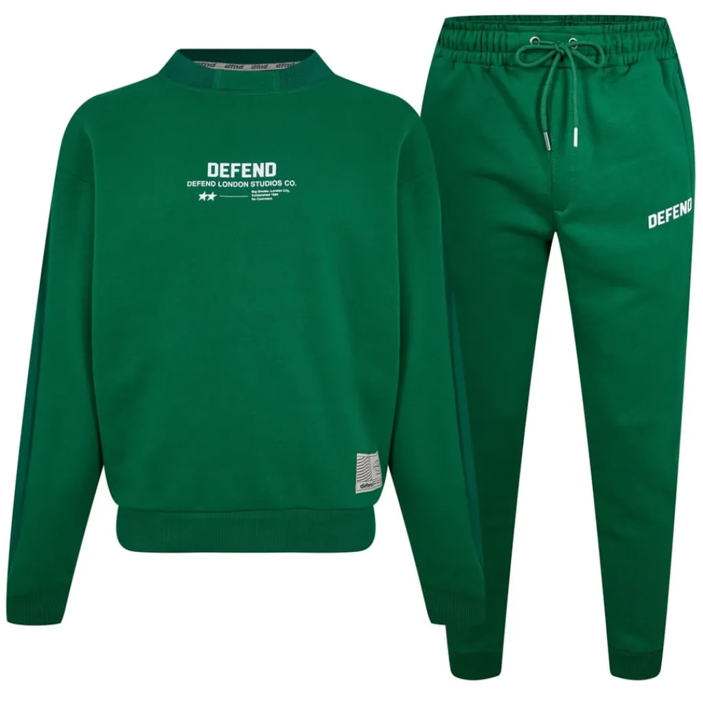 Tracksuits*DFND London L Light Set in Green