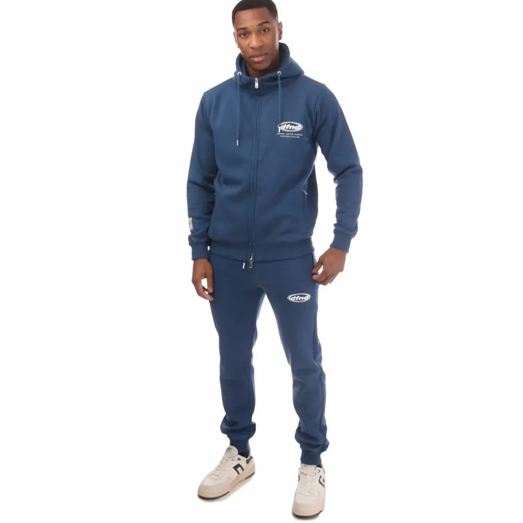 Tracksuits*DFND London L Zip Trackst in Blue