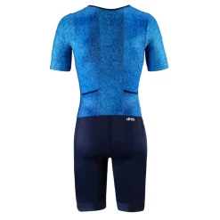 Tracksuits*Dhb Mens Hydron Short Sleeve Tri Suit in Blue