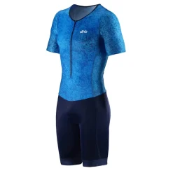Tracksuits*Dhb Mens Hydron Short Sleeve Tri Suit in Blue