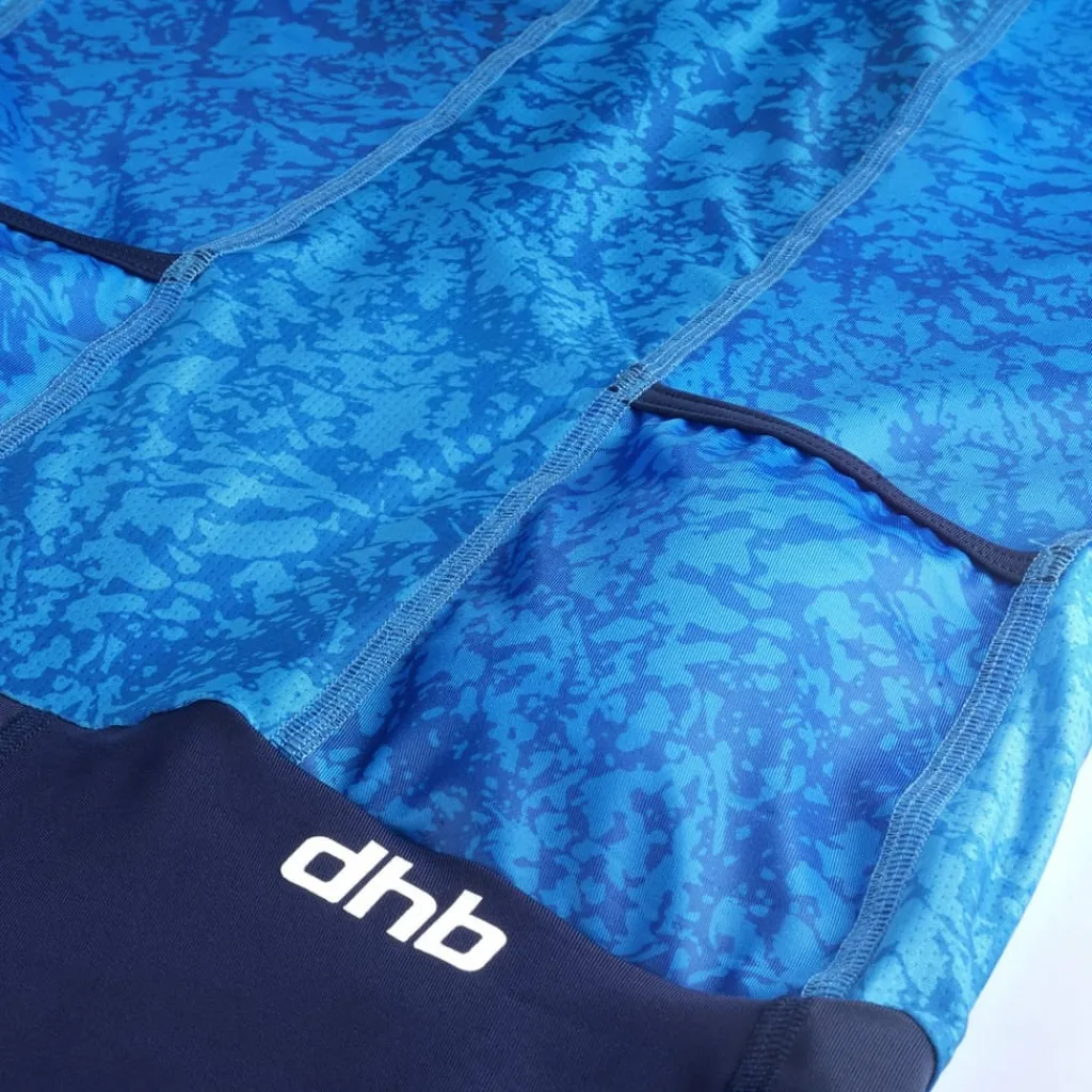 Tracksuits*Dhb Mens Hydron Short Sleeve Tri Suit in Blue