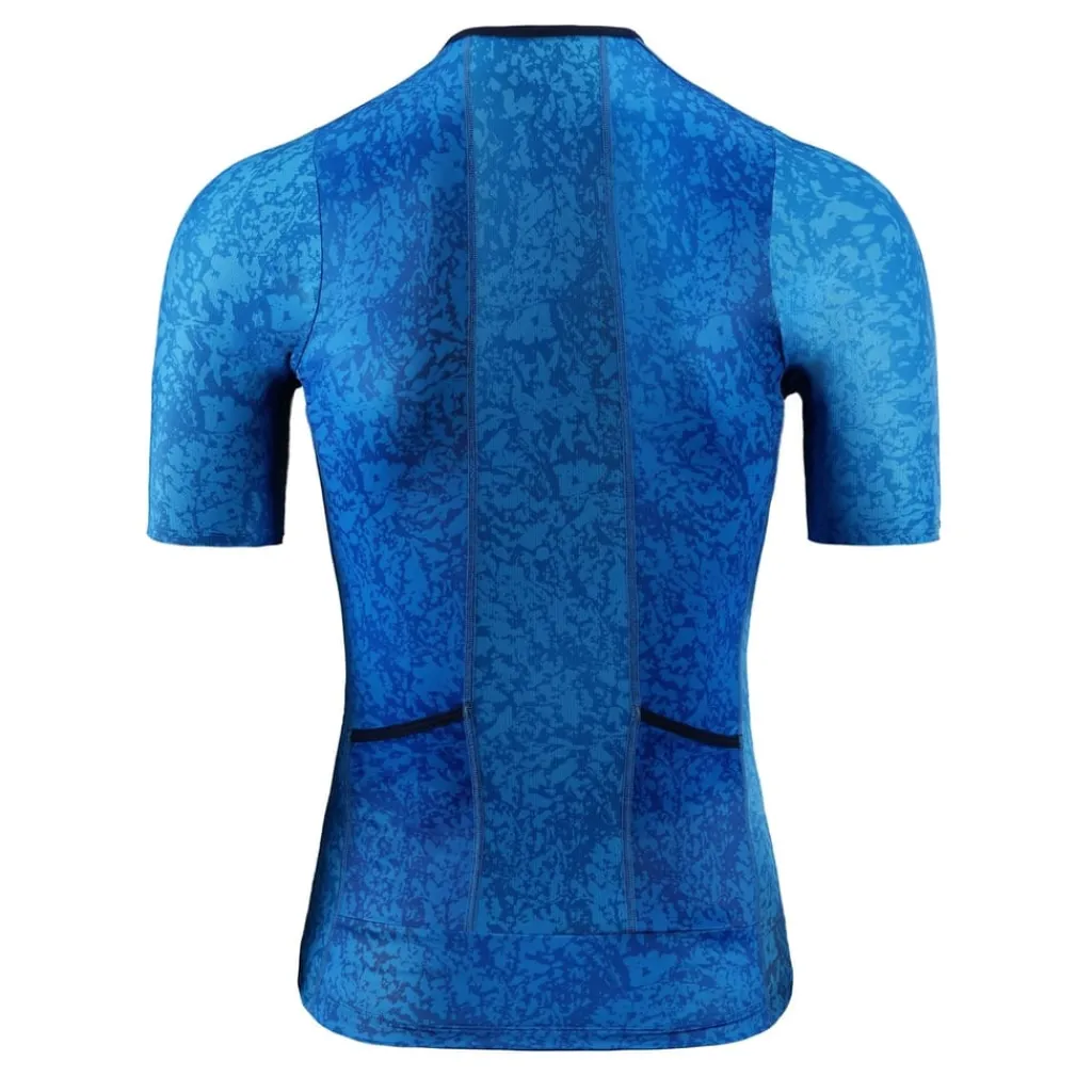Fitness And Gym Tops*Dhb Mens Hydron Short Sleeve Tri Top in Blue