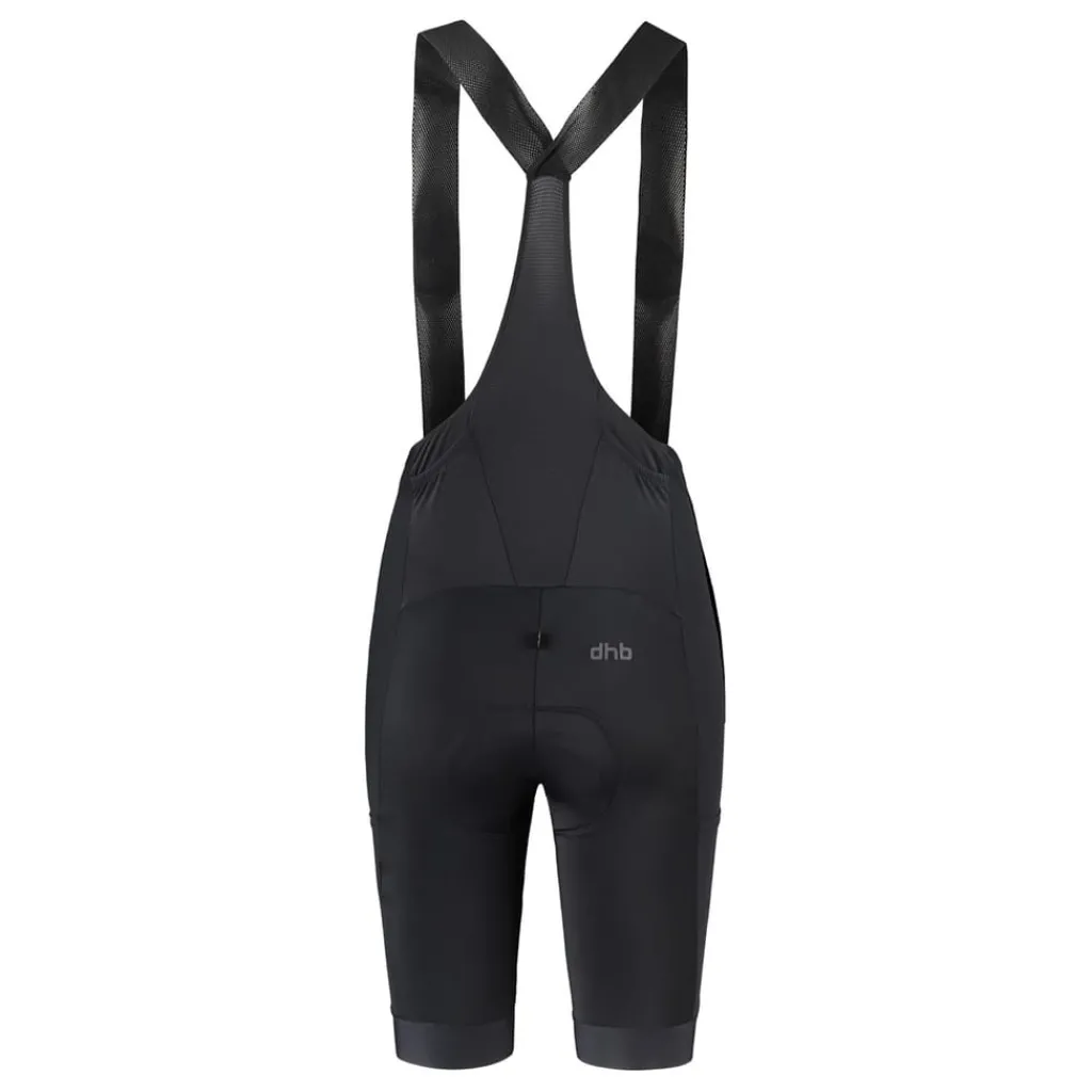 Fitness And Gym Shorts*Dhb Mens Trail Storage Bib Shorts in Black