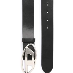Belts*Diesel D Buckle Belt in Black