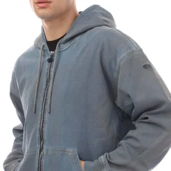 Hoodies*Diesel D-Gir-S Track Hoodie in Denim