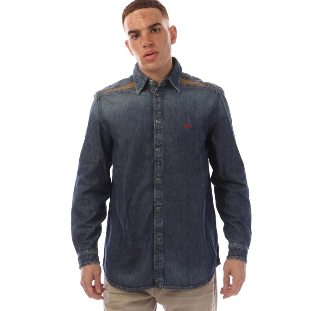 Shirts*Diesel D-Simply-RS-D Shirt in Denim