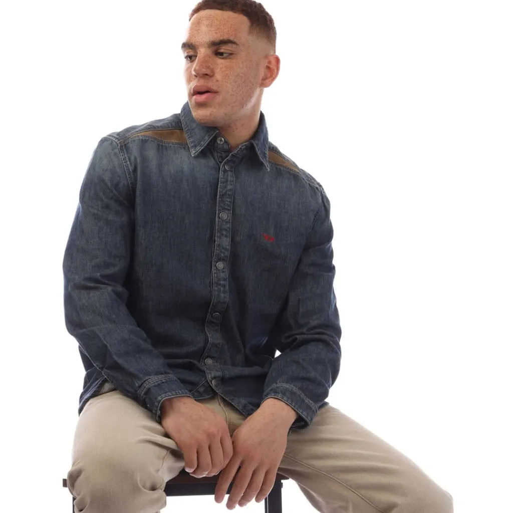 Shirts*Diesel D-Simply-RS-D Shirt in Denim