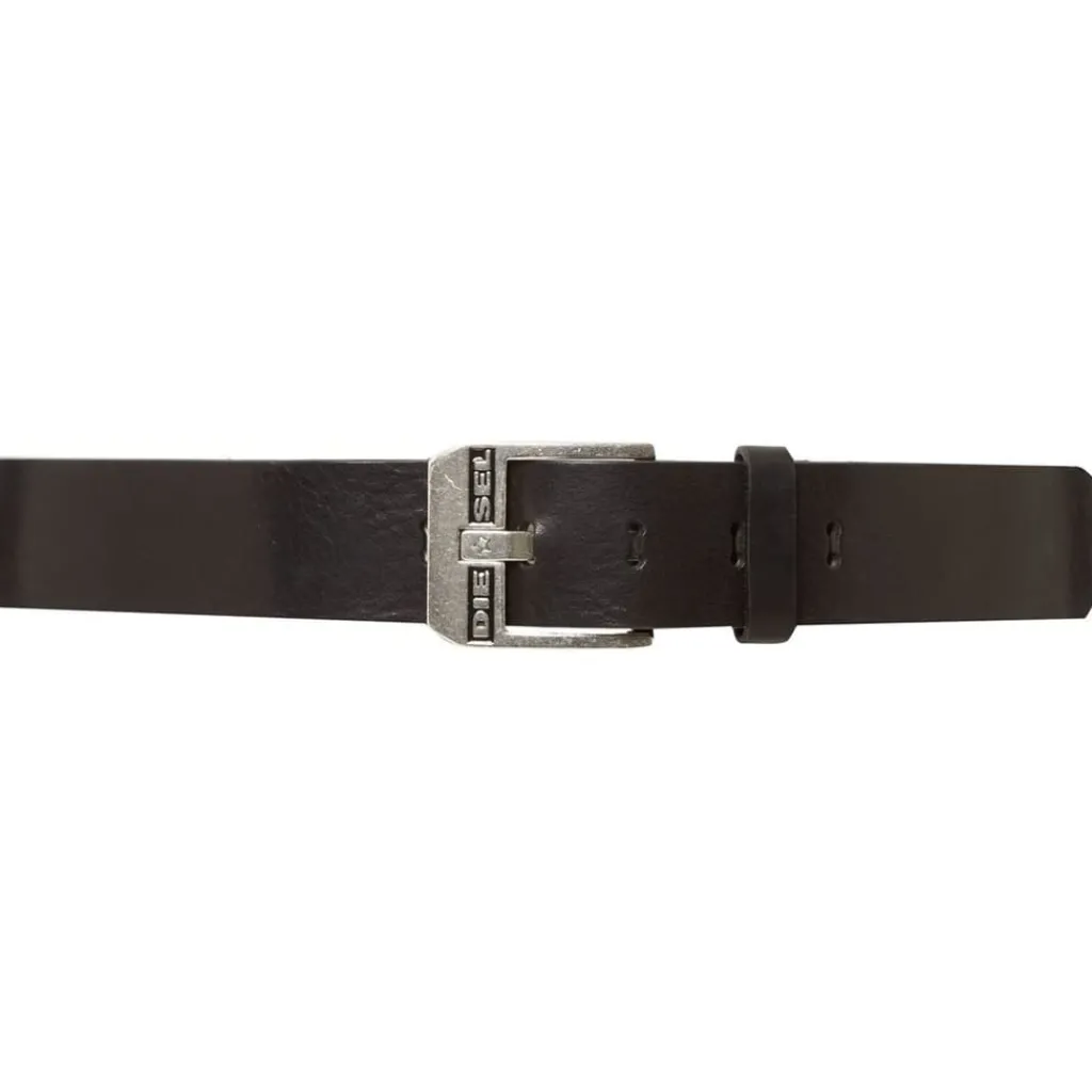 Belts*Diesel Leather Belt in Black