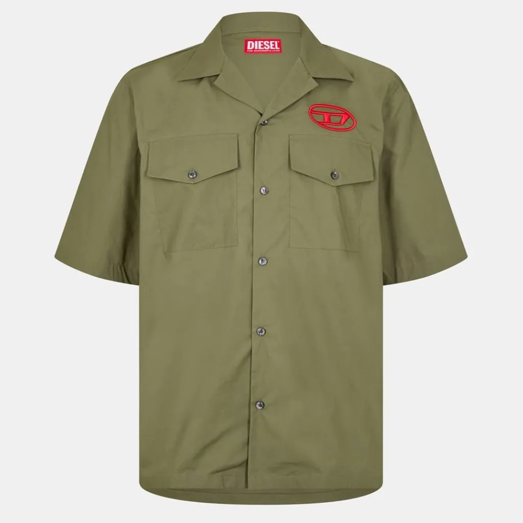 Shirts*Diesel Mac 22 B Cmca in Green