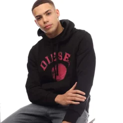 Sweatshirts*Diesel S-Ginn 9-D Hoodie in Black