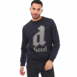Sweatshirts*Diesel S-Gir 13-1 Sweatshirt in Navy