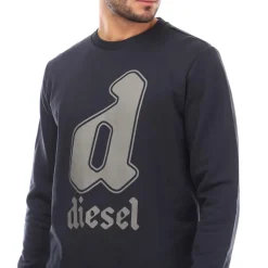 Sweatshirts*Diesel S-Gir 13-1 Sweatshirt in Navy